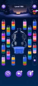 water color sort #100 ⁨@allmygames227⁩ #games #watercolor #gameplay #colorsort #watersortpuzzle