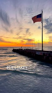3.6K views · 111 reactions | Beautiful sunset on Siesta Key * * * #sunset #siestakey #longboatkey #florida #americanflag | Follow Me To Longboat Key | Facebook