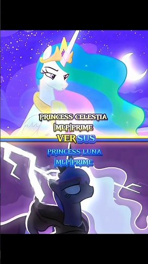 PRINCESS CELESTIA VS PRINCESS LUNA #mylittlepony #twilightsparkle #PRINCESSCELESTIA #PRINCESSLUNA