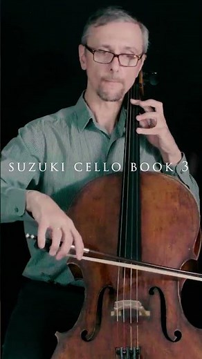 ⭐ Bach “Allegro Moderato” Cello Tutorial (Suzuki Book 3) + Piano Play-Along #celloshorts