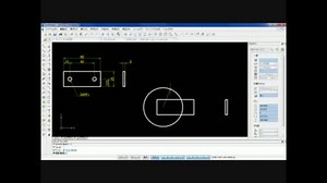 Draftsight解説-07-2穴プレートを描いてみよう！(1)