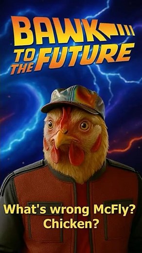 AI Back to the Future Parody | Bawk to the Future