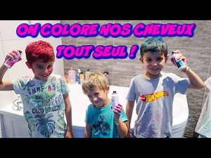 ON COLORE NOS CHEVEUX TOUT SEUL !!!