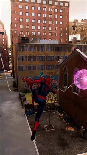 Amazing Spider-Man finds Spider-Bot While Swinging