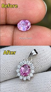 How To Make Gemstone More Beautiful - We Make Pink Spinel Handmade Pendant #shorts #spinel #jewelry