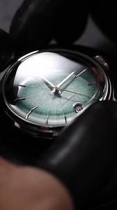 Urban ENAMEL Automatic reimagines color as mood, reactive, layered, and alive on the wrist. A heat-finished, curved dial inspired by Japanese enamel traditions, changing with the light throughout the day. | UNDONE