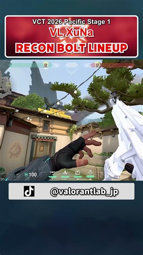 Recon Bolt lineup on Haven used by VL XuNa in VCT 2026 Pacific Stage 1 #shorts