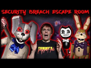 GLITCHTRAP'S NIGHTMARE ESCAPE ROOM WITH VANNY! Security Breach!