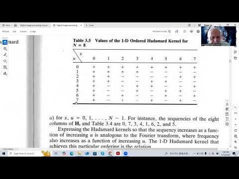 DIP Lectue (14) Hadamard Transform