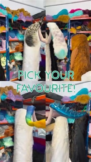 Which one would u wear? #fursuit #furry #tails #cosplay