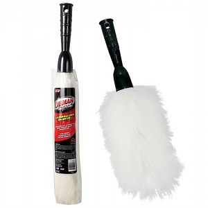 Libman Natural Lambs Wool Duster Wand with Standard Extension Threaded Handle