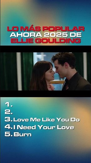 ¡EL TOP 5! Las canciones MÁS POPULARES de Ellie 👑 (PARTE 2) #Shorts