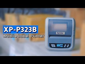 Xprinter 3inch Mini Bluetooth/WiFi Mobile Label Printer for Logitics and Warehouse XP-P323B