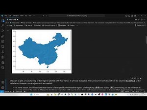 Making an annotated map of China with geopandas