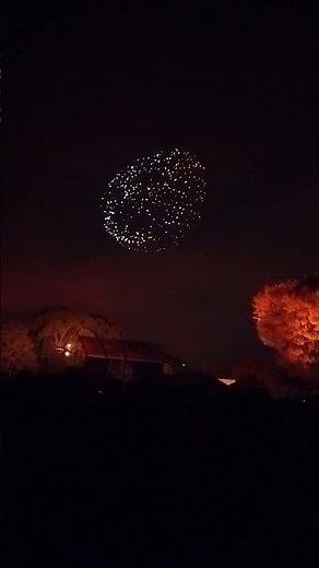 #万博記念公園 #ドローンショー#レッドクリフ#５００機のドローンショー