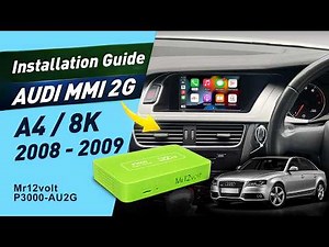 Audi MMI 2G High A4 A5 Wireless CarPlay & Android Auto Upgrade & Installation Manual