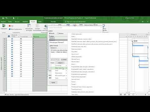 Ms Project - Progresso Planejado vs Realizado (Parte 1)