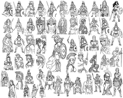 Spartan Female Warrior SVG Bundle | Ancient Greek Gladiator Woman, Helmet & Sword Designs | Svg Png Eps | Instant Download | Cricut - Etsy