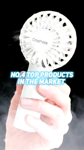 Orashare HF02 Mini Fan Rechargeable Portable Electric Fan 3 Wind Speeds Handy and Lightweight Handheld Fans With Built in 1500mAh Battery Portable Mini Handheld Fan,Suitable for Travel Commute, Classroom,Work #orasharefan #orashareminifan #fyp #portablefan #outdoorfan #indoorfan #minifan #coolerfanmini #rechargeablefan #windspeedfan #speedminifan