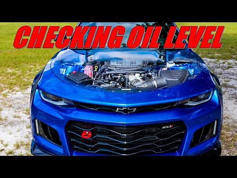 How to Check Your Camaro's Oil Level on the Dipstick