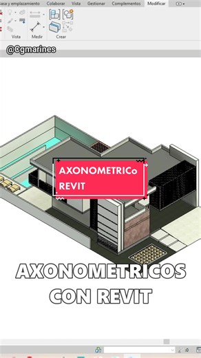 Axonometrico con Revit. Aprende a crearlos. #arquitecto #proyecto #construccion #diseño #arquitectura #planos #autocad #revit
