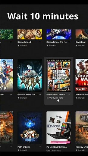 ✔️ How To verify gamefiles GTA V EPIC games. Grand Theft Auto Online.