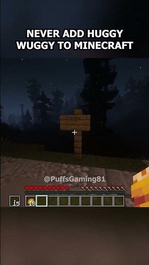 Never Add Huggy Wuggy to Minecraft