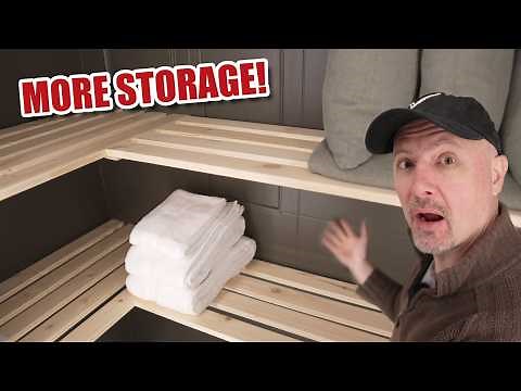 How to build linen cupboard shelves