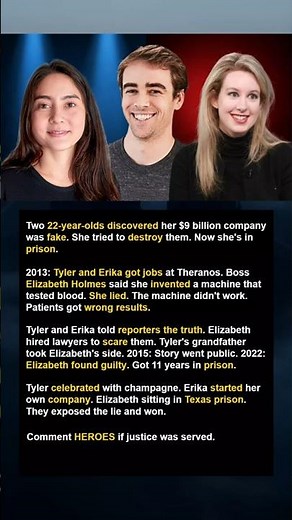 How Two Whistleblowers Destroyed Elizabeth Holmes $9 Billion Empire