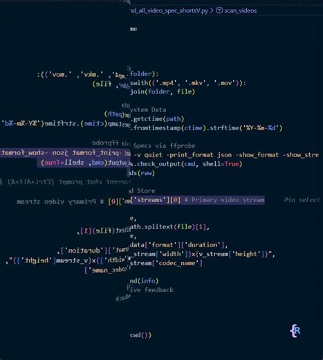 Python x FFmpeg: Build a Pro Video Inventory in 40s