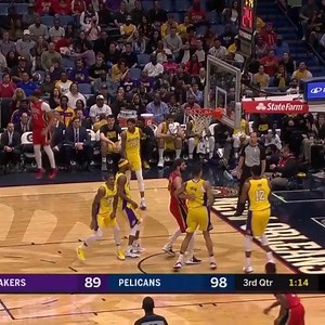 542K views · 3.4K reactions | Anthony Davis had the full offensive game working, posting 42 points, 17 rebounds, to propel the New Orleans Pelicans over the Los Angeles Lakers! | NBA | Facebook