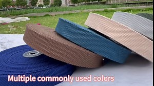 Heavy Cotton Webbing 1 Inch Wide 10 Yard for Webbing Bag Handles, Bag Strap,Tote Bag Webbing，Cloth Belt,Making Outdoor Supplies