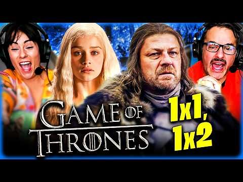GAME OF THRONES Season 1, Episodes 1 & 2 REACTION!! A Song of Ice & Fire | George R.R. Martin | HBO