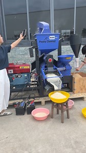 Farm rice mill with 22hp diesel engine,durable and stable,capacity:600kg/h.#backbone #rice #ricemill #commercial #farm | Mini Rice Mill Machine