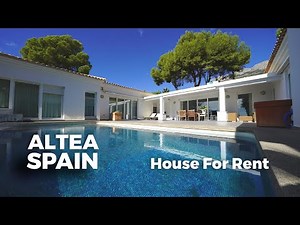 House for rent in Altea | Mediterranean Style house available in La Galera de Las Palmeras | Spain