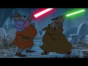 Disney's Robin Hood~ Friar Tuck With Lightsaber II