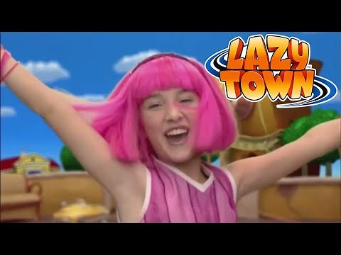 Cooking By The Book | Lazy Town Music Video | Kids Karaoke