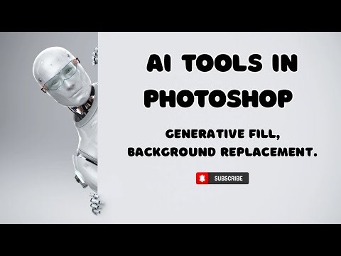 AI Tools in Photoshop – generative fill, background replacement.
