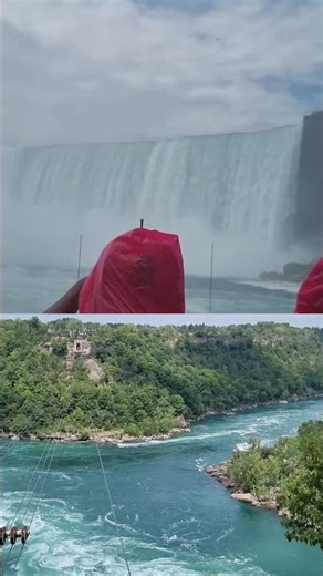 Raw Footage: Hovering Over the Deadly Niagara River Whirlpool 🌀 #shorts