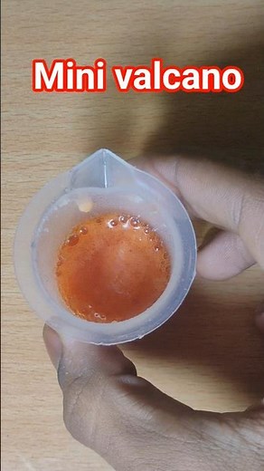 mini valcano #experimnent #valcano