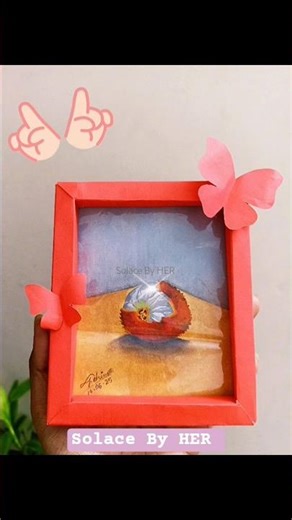 How to make a Paper Frame At Home | Solace By HER | #diy #frame