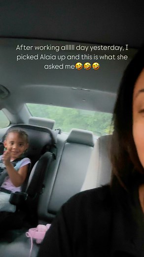 After working allllll day yesterday photographing Mrs. Jenkins Dance Academy, I picked Alaia up from her grandparents and this is what she asked me🤣🤣🤣 Get this lil old lady 😆 | Tiffany L. Douglas