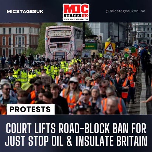 A high court has removed blanket injunctions that barred Just Stop Oil and Insulate Britain from blocking major roads in London. The decision means that previous bans targeting these environmental protest groups no longer apply. #Protest #UKNews #JustStopOil #InsulateBritain #ClimateAction #LegalUpdate 🤔 What are your thoughts on this topic? Comment below. #MicStagesUK #Business #WorldNews #Politics #Trending #UK #WorldAffairs #BreakingNews #Geopolitics #US #PoliticalNews #NewsDaily #Online | M