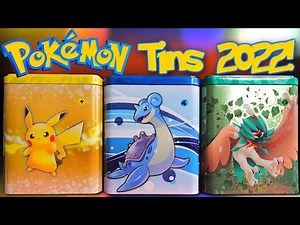 What's Inside? NEW Pokemon Stacking Tins Spring 2022!