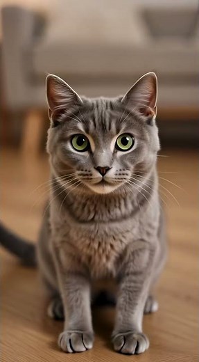 Sudden Cat Jump Scares Camera 😂 #FunnyCat #JumpScareCat #CatMeme