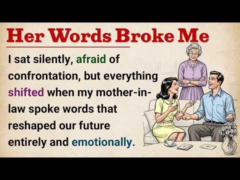 Learn English With Story 🔥 Her Words Broke Me | Level 3 English Listening Practice || Graded Reader