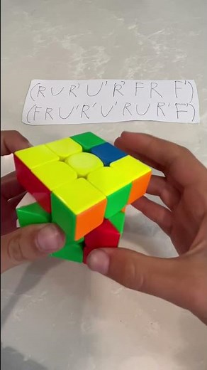 Adjacent Corner Swap Rubik’s cube (beginner cfop)