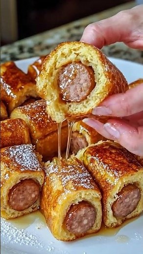 Sausage Stuffed Crescent Rolls 🌭🥐 | Flaky Golden Breakfast Recipe