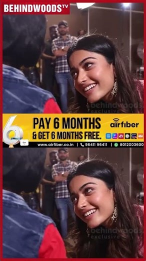 Rashmika-வை Meet பண்ண வந்த குட்டி Rashmika 🥰 | Throwback