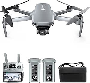 Hubsan Zino Mini Pro Drone (2 Battery Kit - 128GB Internal Storage) || 4K Drone with 3-Axis Gimbal Camera, 249g, Obstacle Avoidance, 35 Mins Flight Time